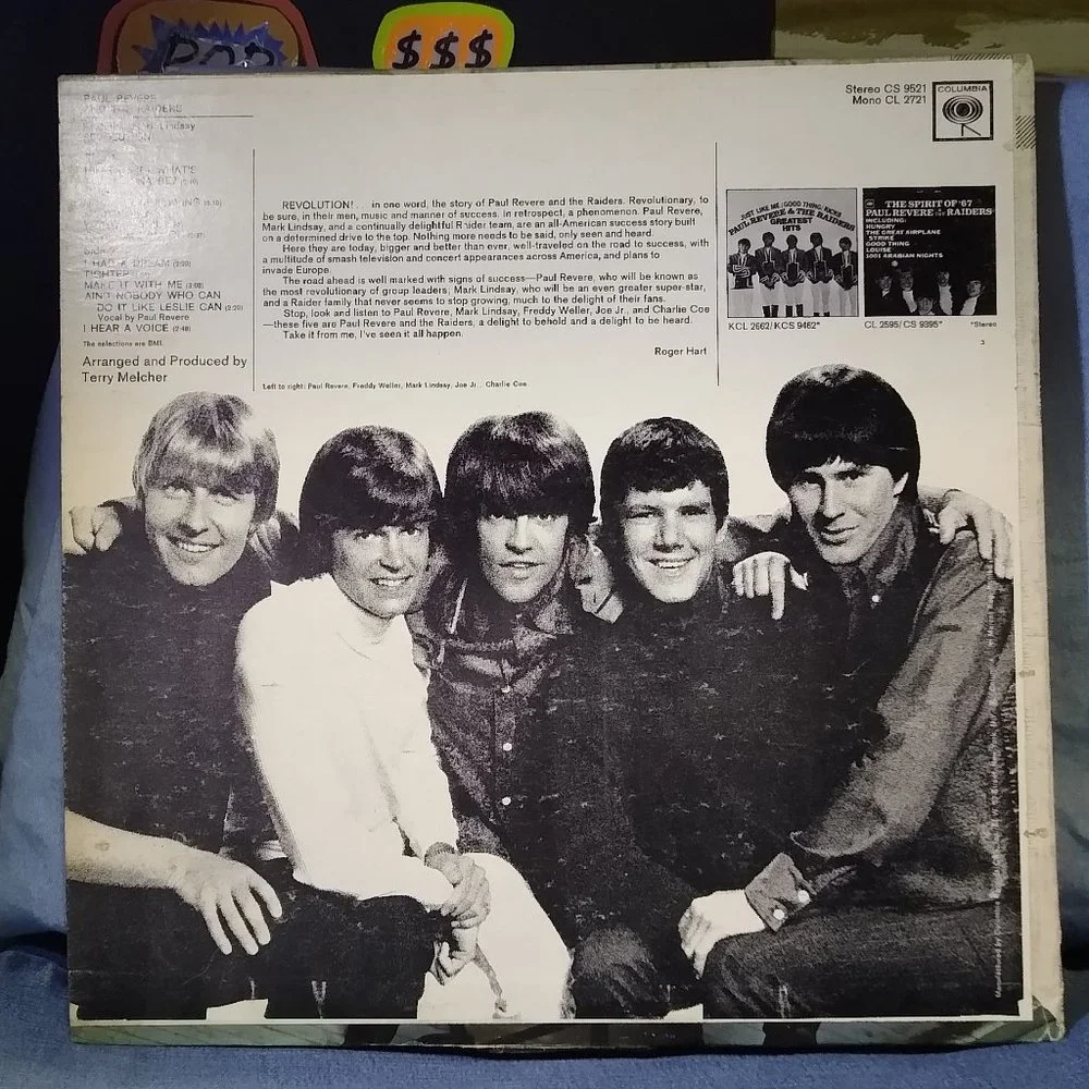Paul Revere and The Raiders Revolution 1967 Vinyl Record - Picture 2 of 4